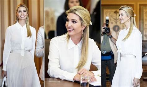 Melania Trump, Ivanka Trump Wearing Transparent。